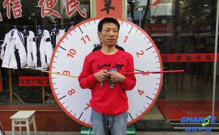 晚会游戏：扮时钟