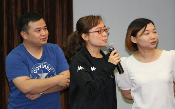 学员分享拓展感想