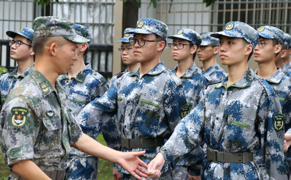 初中新生军训心得体会800字