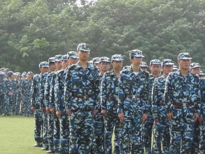高中军训会操口号