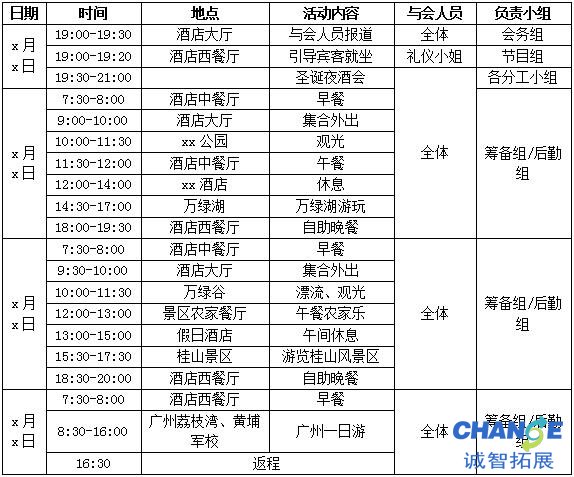公司圣诞年会活动
