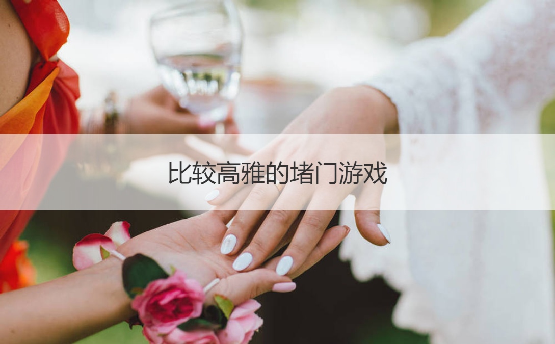 比较高雅的堵门游戏(图1)