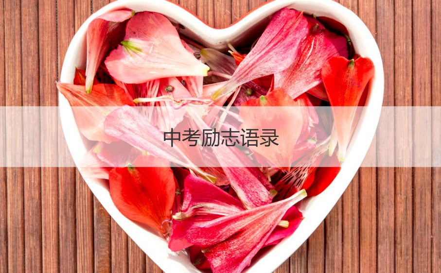 中考励志语录   中考祝福语经典语录