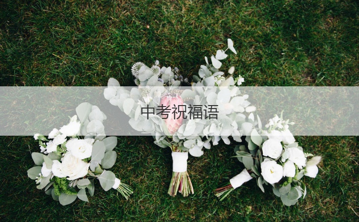 中考祝福语  考试时鼓励的句子