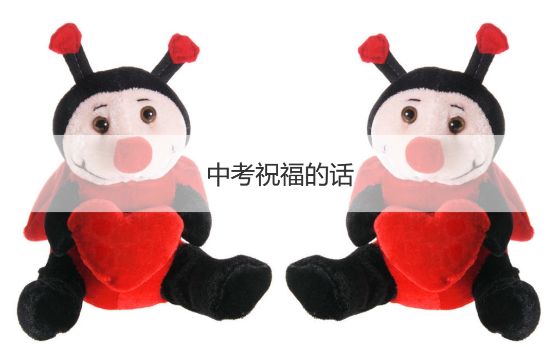 中考祝福的话 中考励志语录