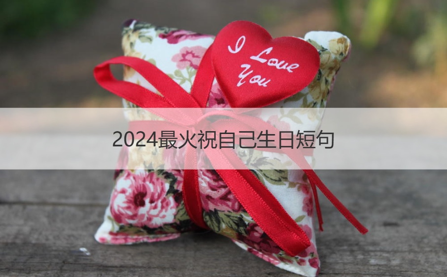 2024最火祝自己生日短句    祝自己