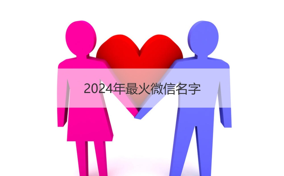 2024年最火微信名字   有内涵有深度