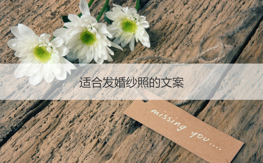 适合发婚杪照的文案 婚纱照朋友圈高级感文