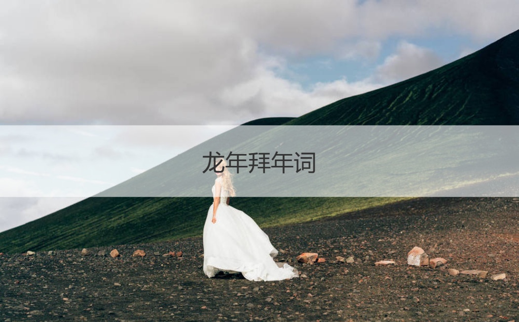 龙年拜年词 兔年拜年词大全