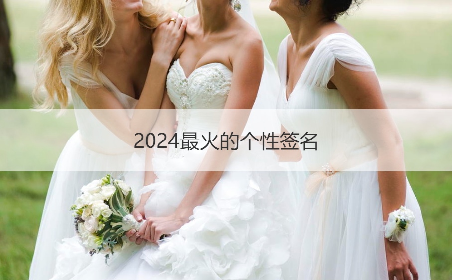 2024最火的个性签名  干净个性签名短