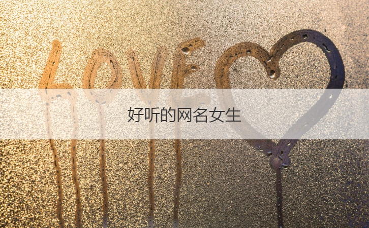 好听的网名女生  简单好听的女生网名(图1)