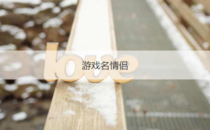 游戏名情侣  霸气的游戏情侣名