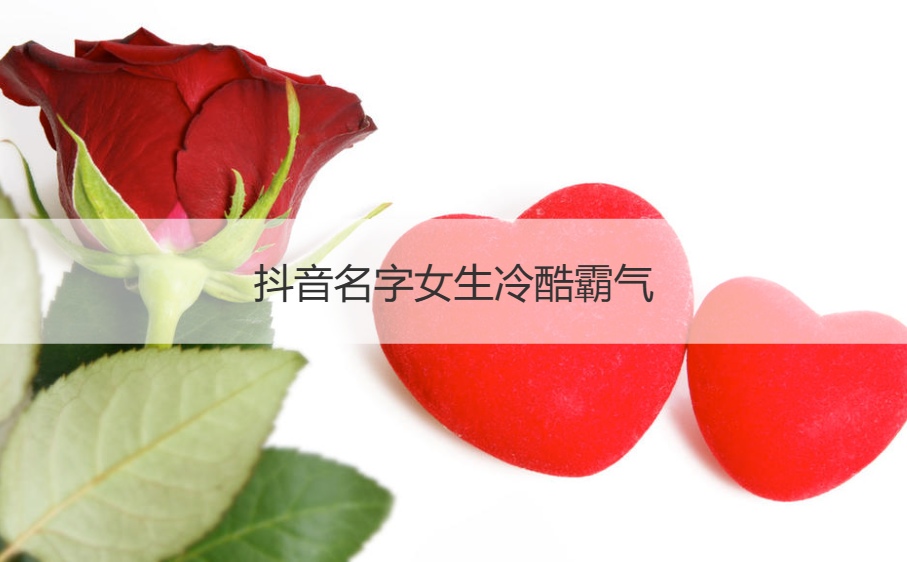 抖音名字女生冷酷霸气   起个独一无二的网络名字(图1)