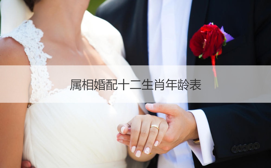 属相婚配十二生肖年龄表 属相婚配十二生肖相克