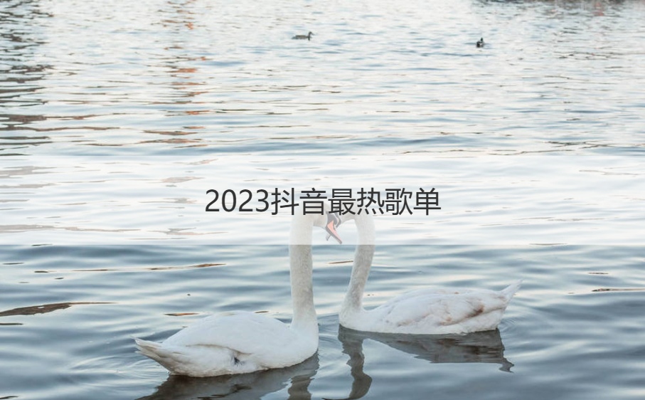  2023抖音最热歌单 抖音经常放的歌曲(图1)