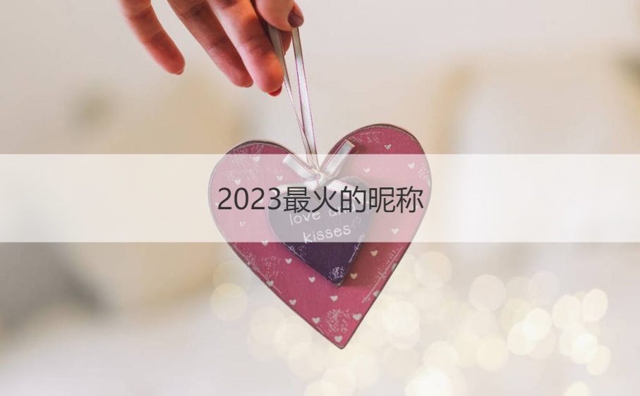 2023最火的昵称 2023独一无二的网名(图1)