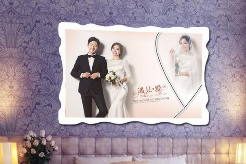 婚纱照如何挂在墙上 婚纱照挂在哪里比较好(图3) 婚纱照如何挂在墙上 婚纱照挂在哪里比较好(图3)