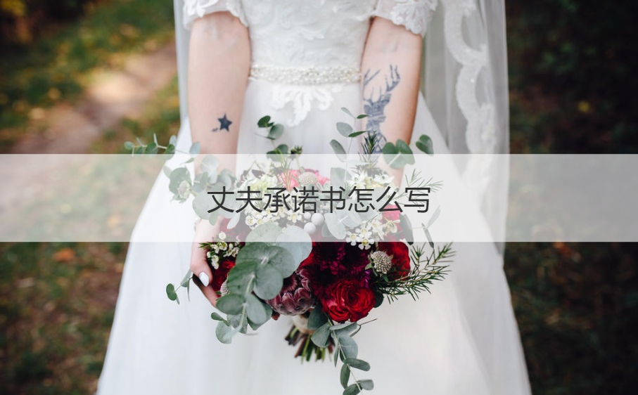 丈夫承诺书怎么写  结婚承诺书要注意什么(图1)