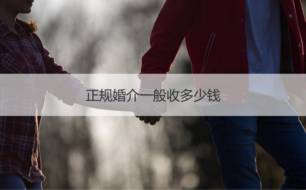 正规婚介一般收多少钱  婚介收费价格(图1)
