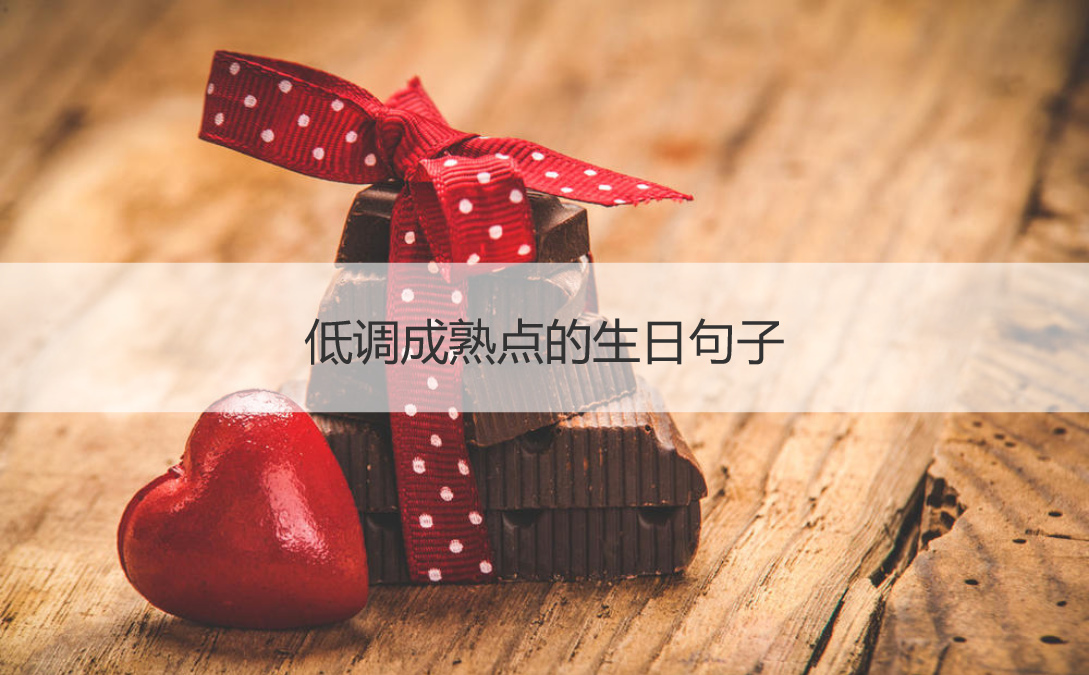 低调成熟点的生日句子 快乐幽默的生日句子(图1)