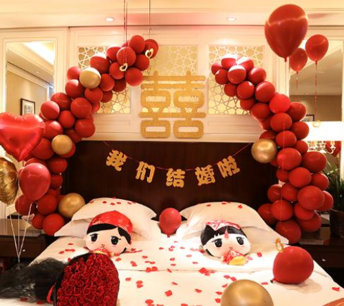 婚房的气球怎么布置 婚房气球选什么样式的好