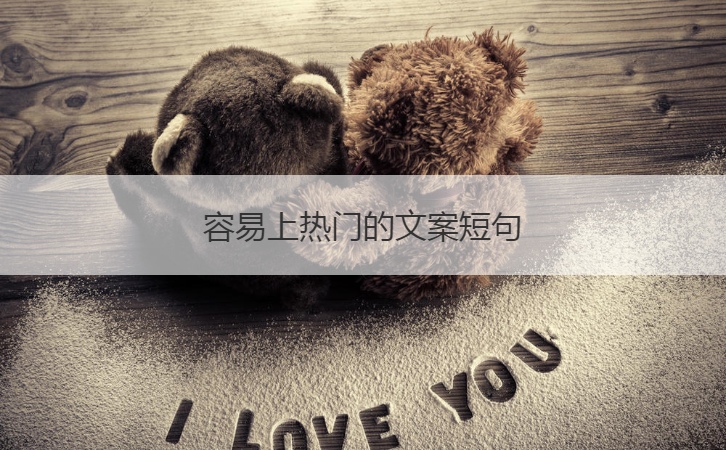 容易上热门的文案短句  抖音热门文案短句(图1)