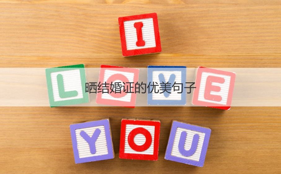 晒结婚证的优美句子  领证朋友圈文案短句(图1)