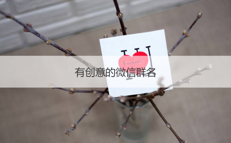 有创意的微信群名 有意思的群名称(图1)