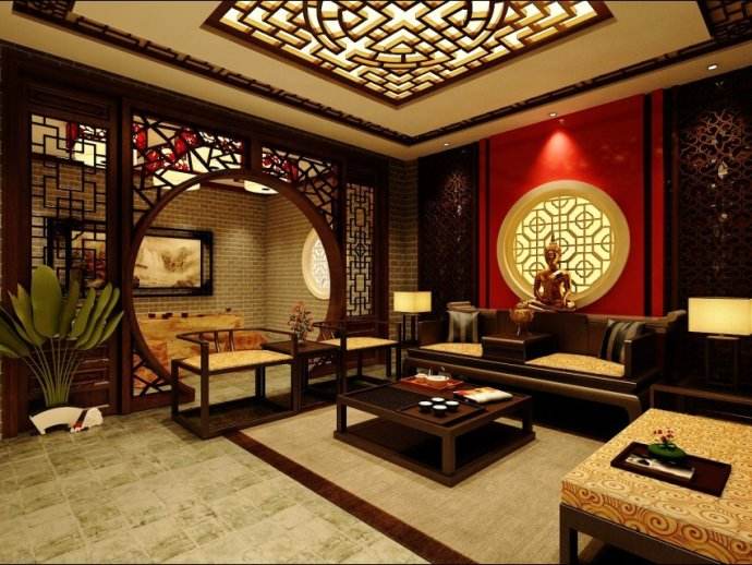 中国风装修风格有哪些 中国风装修风格设计理念(图2) 中国风装修风格有哪些 中国风装修风格设计理念(图2)