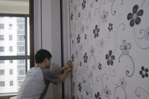 墙纸自己可以贴吗 6个步骤让你轻松贴好墙纸(图5) 墙纸自己可以贴吗 6个步骤让你轻松贴好墙纸(图5)
