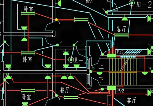 水电预埋图纸怎么快速看会(图4) 水电预埋图纸怎么快速看会(图4)