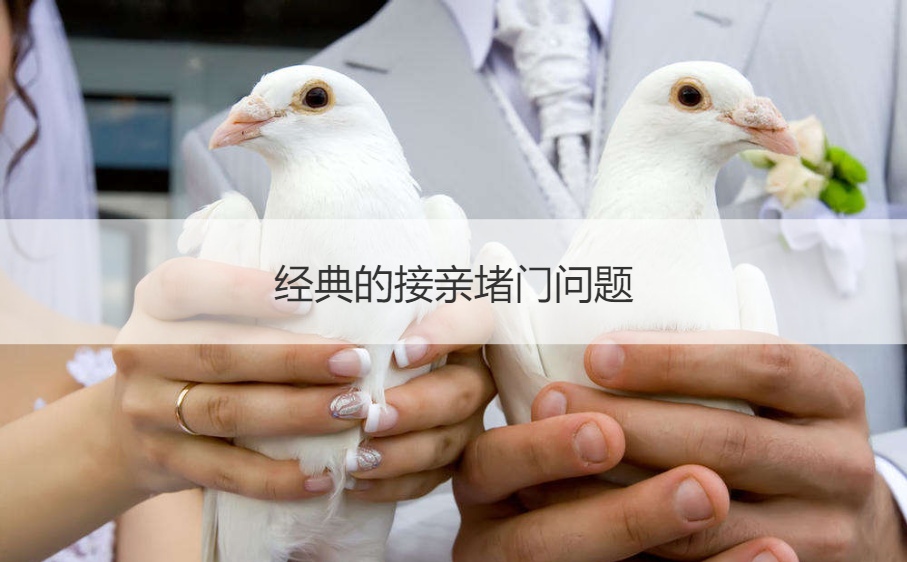 经典的接亲堵门问题  耍新郎官的游戏