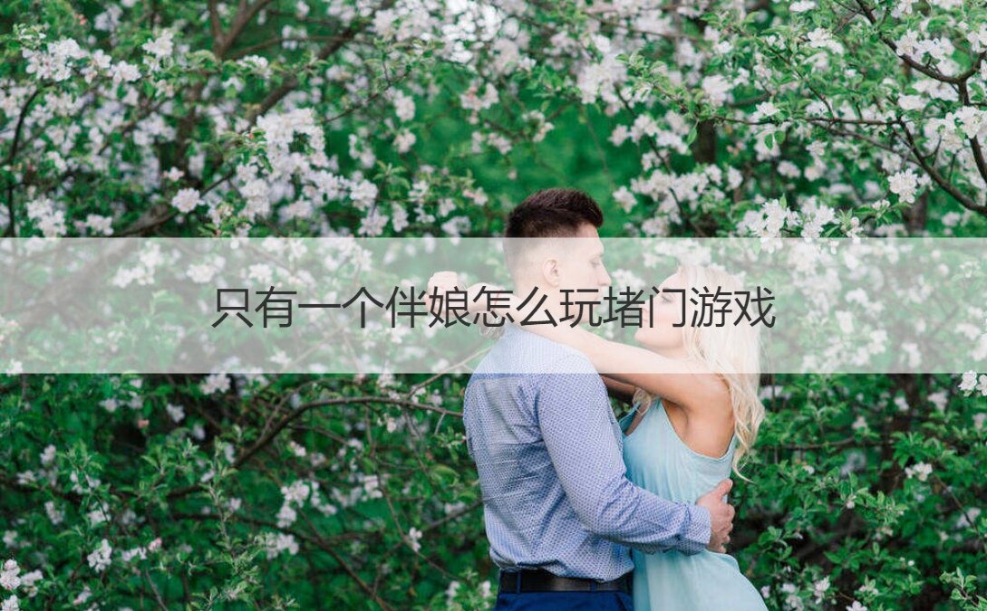 只有一个伴娘怎么玩堵门游戏
