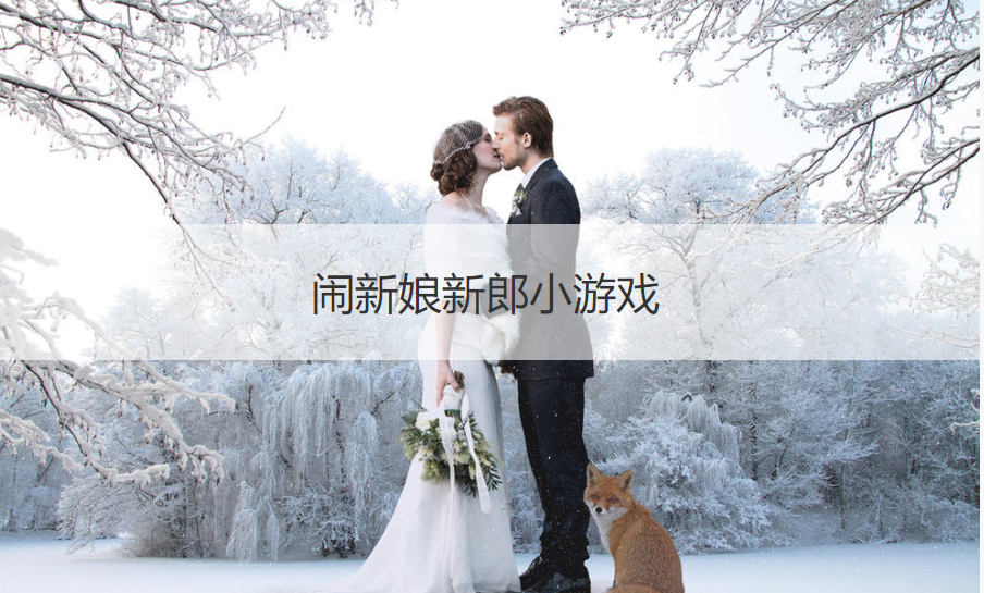 闹新娘新郎小游戏  结婚玩的游戏有创意			