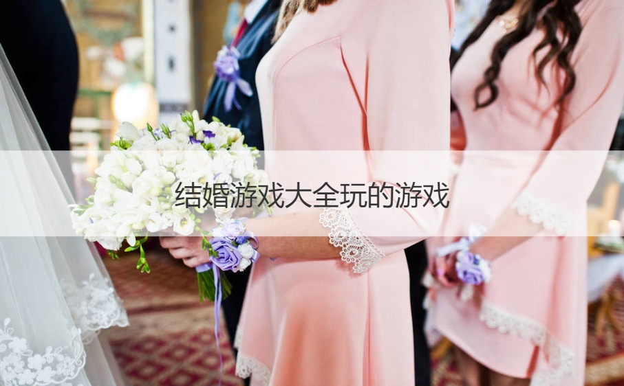 结婚游戏大全玩的游戏